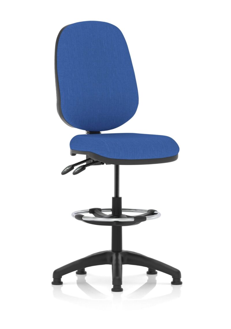 Eclipse Plus II Task Operator Office Chair with Hi Rise Draughtsman Kit - Image 2