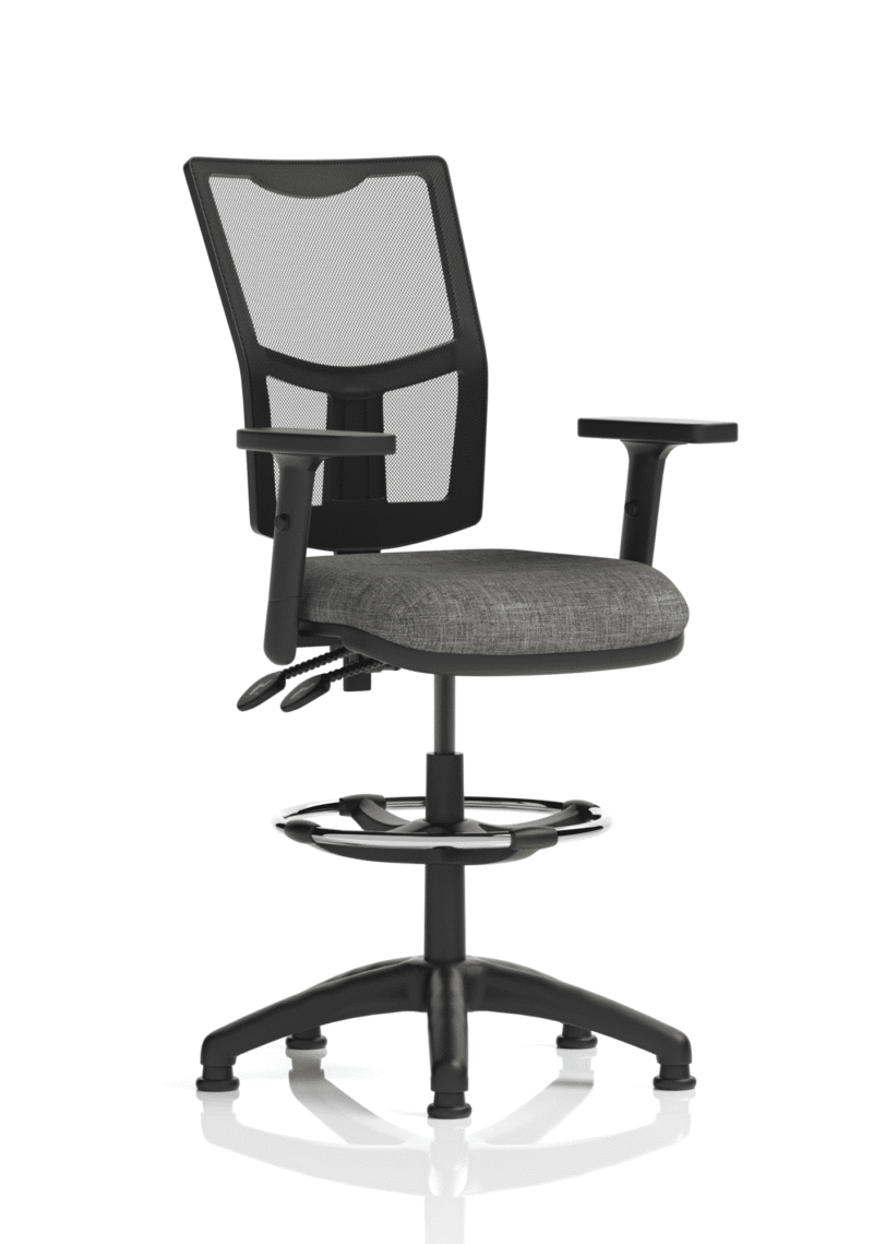 Eclipse Plus II Medium Mesh Back Task Operator Office Chair - Image 43