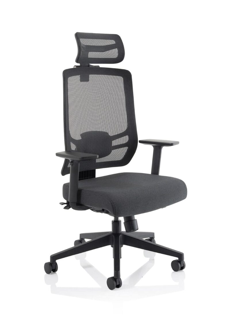 Ergo Twist High Mesh Back Task Operator Office Chair with Arms - Image 12
