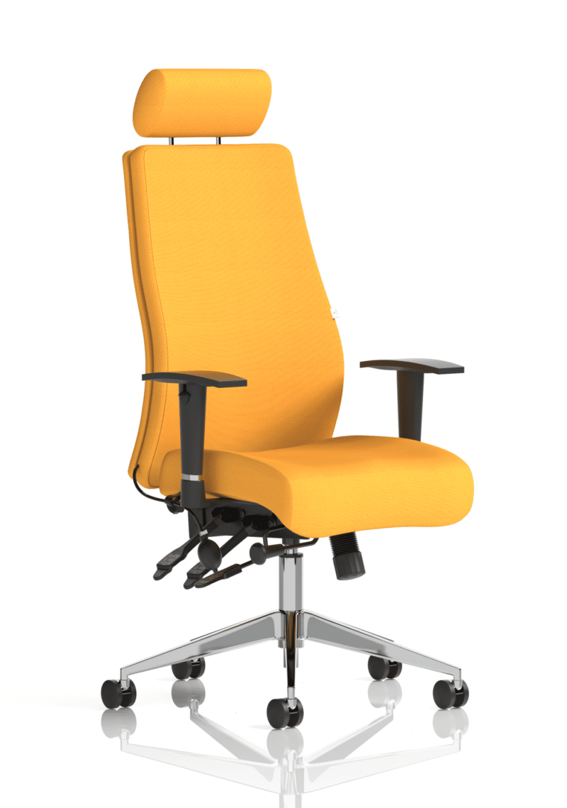 Onyx High Back Ergonomic Posture Chair with Height Adjustable Arms - Image 59