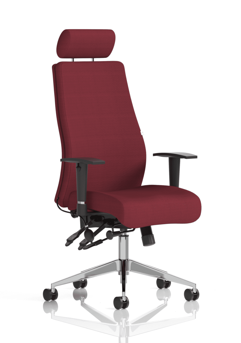 Onyx High Back Ergonomic Posture Chair with Height Adjustable Arms - Image 60