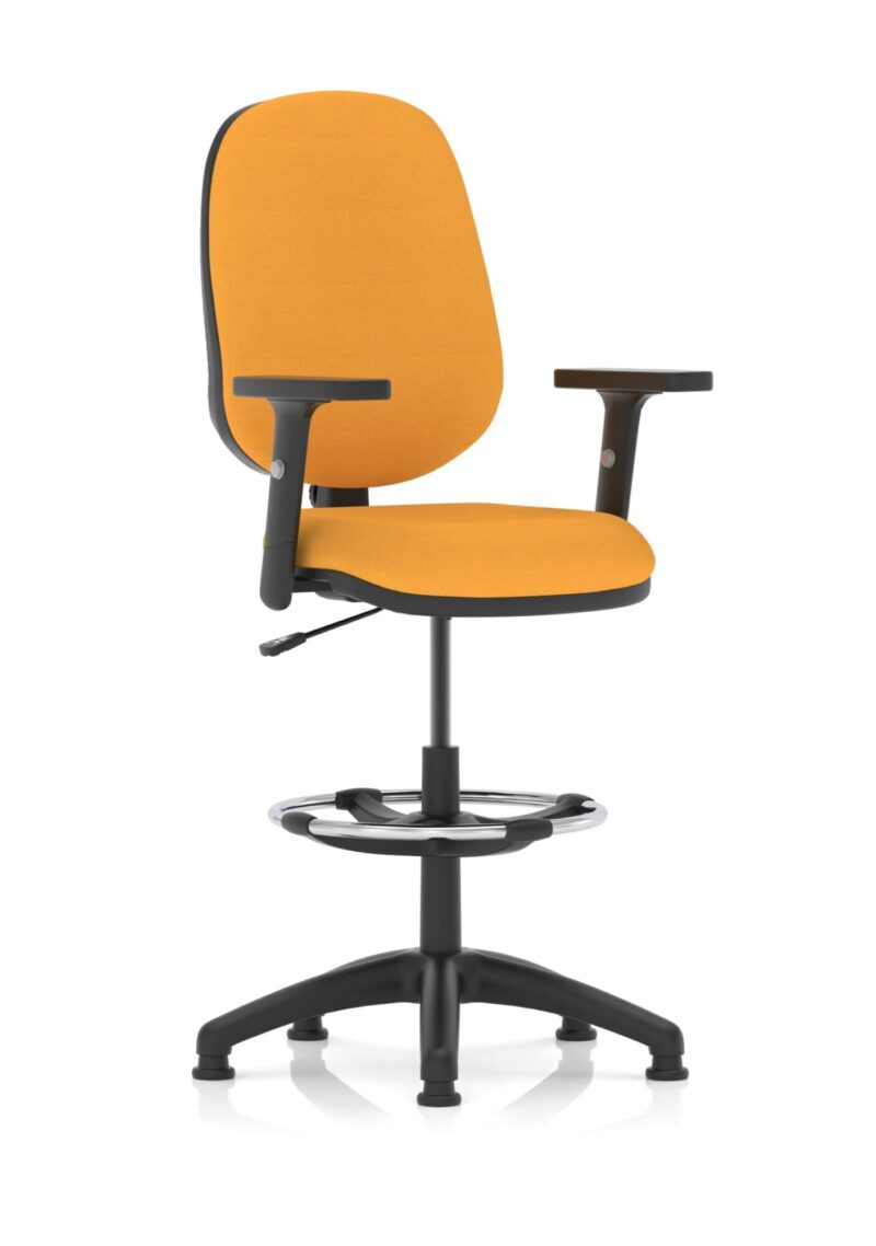 Eclipse Plus I Medium Back Task Operator Office Chair with Hi Rise Draughtsman Kit - Image 30