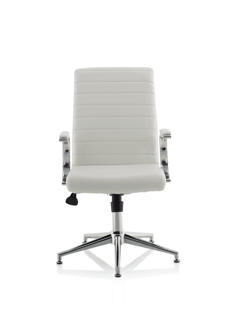 Ezra Medium Back Leather Executive Office Chair with Arms - Image 49