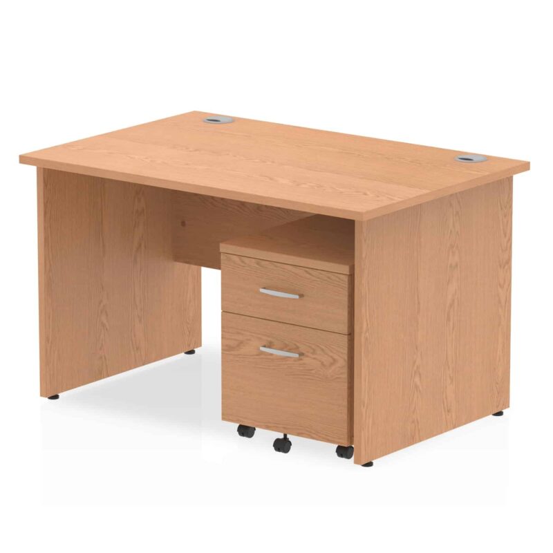 OE - Impulse Panel End Straight Desk With Mobile Pedestal - Image 24
