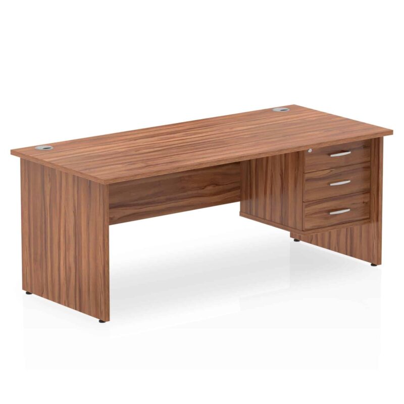 Impulse 1800mm Panel End Straigh Desk With Single Fixed Pedestal - Image 10