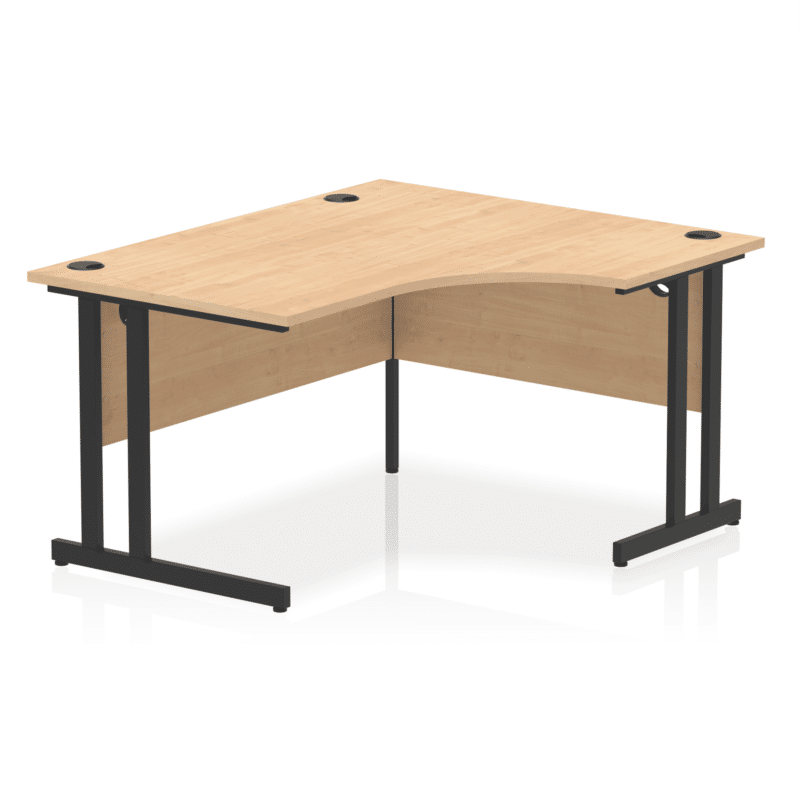 OE - Impulse 1400mm Right Crescent Desk Cantilever Leg - Image 14