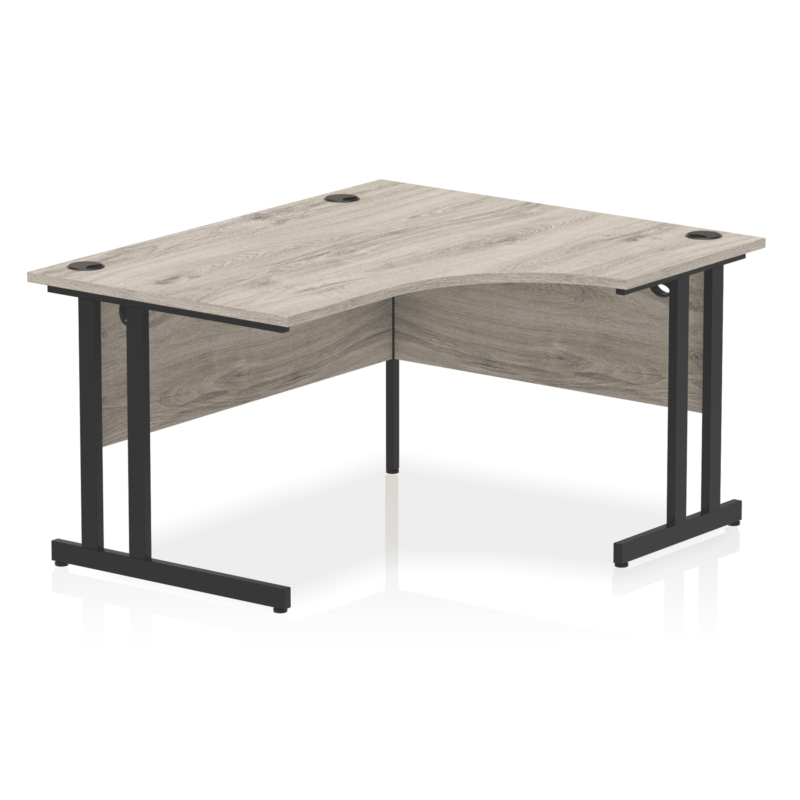 Impulse 1400mm Right Crescent Desk Cantilever Leg - Image 14