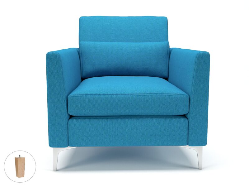 Roselle 90cm Wide Armchair in Camira Era Fabric - Image 23