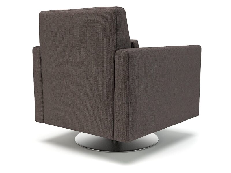 Roselle 90cm Wide Swivel Armchair in Camira Era Fabric - Image 8
