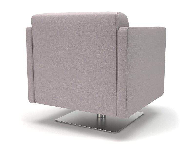 Napa Slim Arm 75cm Wide Swivel Armchair in Warwick Dolly Fabric - Image 12