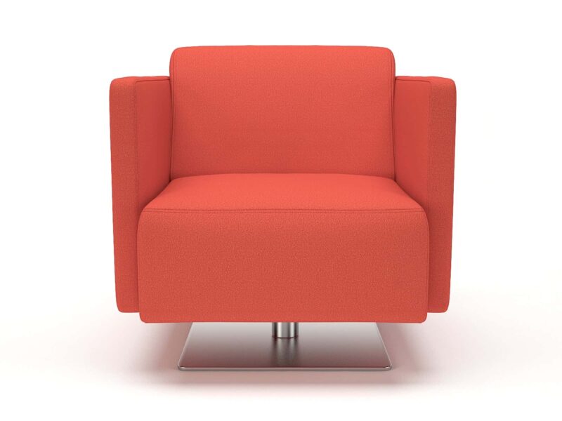 Napa Slim Arm 75cm Wide Swivel Armchair in Warwick Dolly Fabric - Image 14