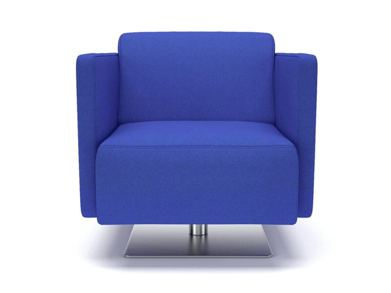 Napa Slim Arm 75cm Wide Swivel Armchair in Camira Era Fabric - Image 14