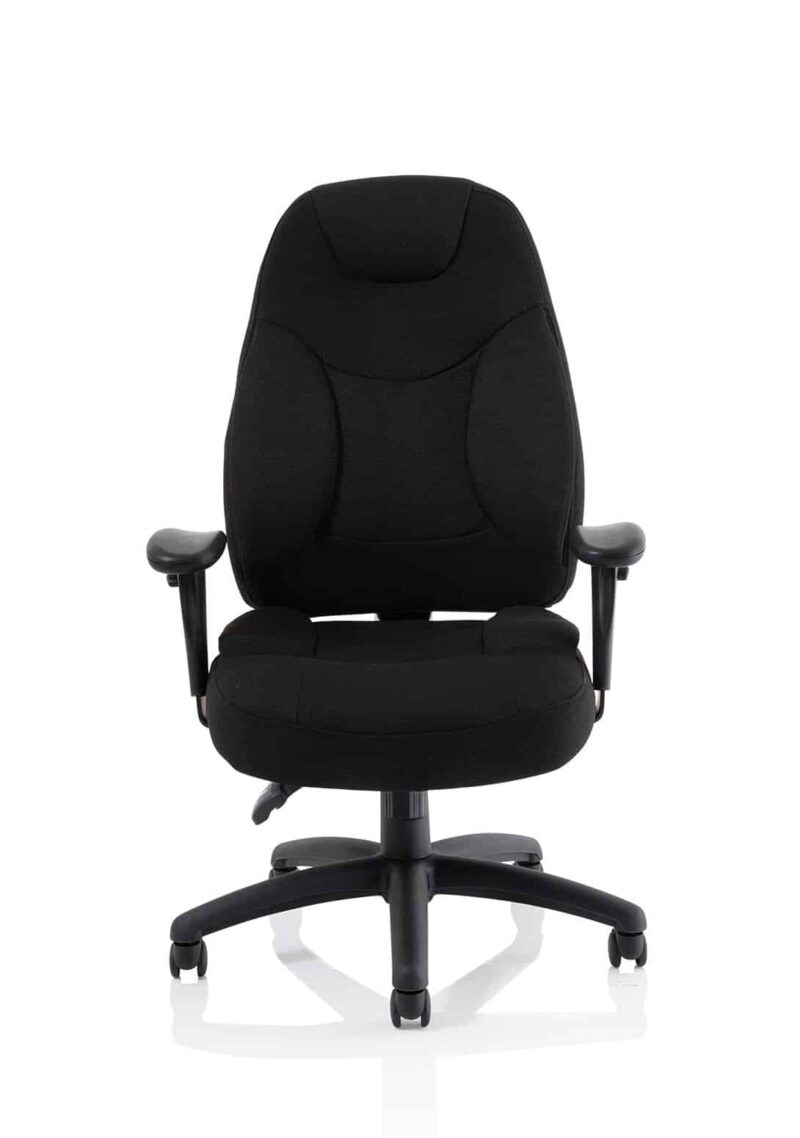 Galaxy Medium Back Task Operator Office Chair with Adjustable Arms - Image 3