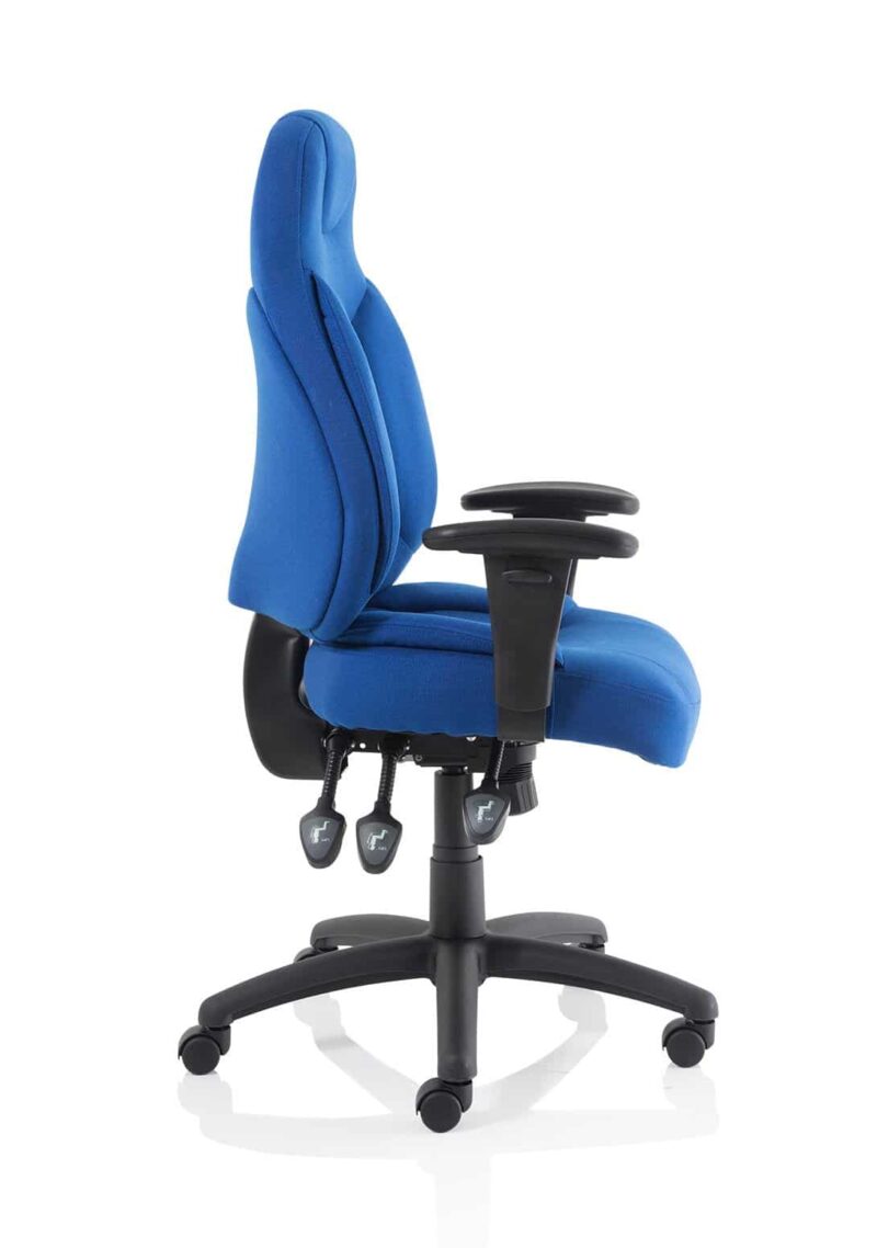 Galaxy Medium Back Task Operator Office Chair with Adjustable Arms - Image 31