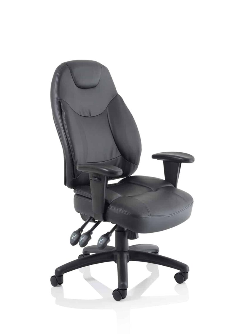 Galaxy Medium Back Task Operator Office Chair with Adjustable Arms - Image 13