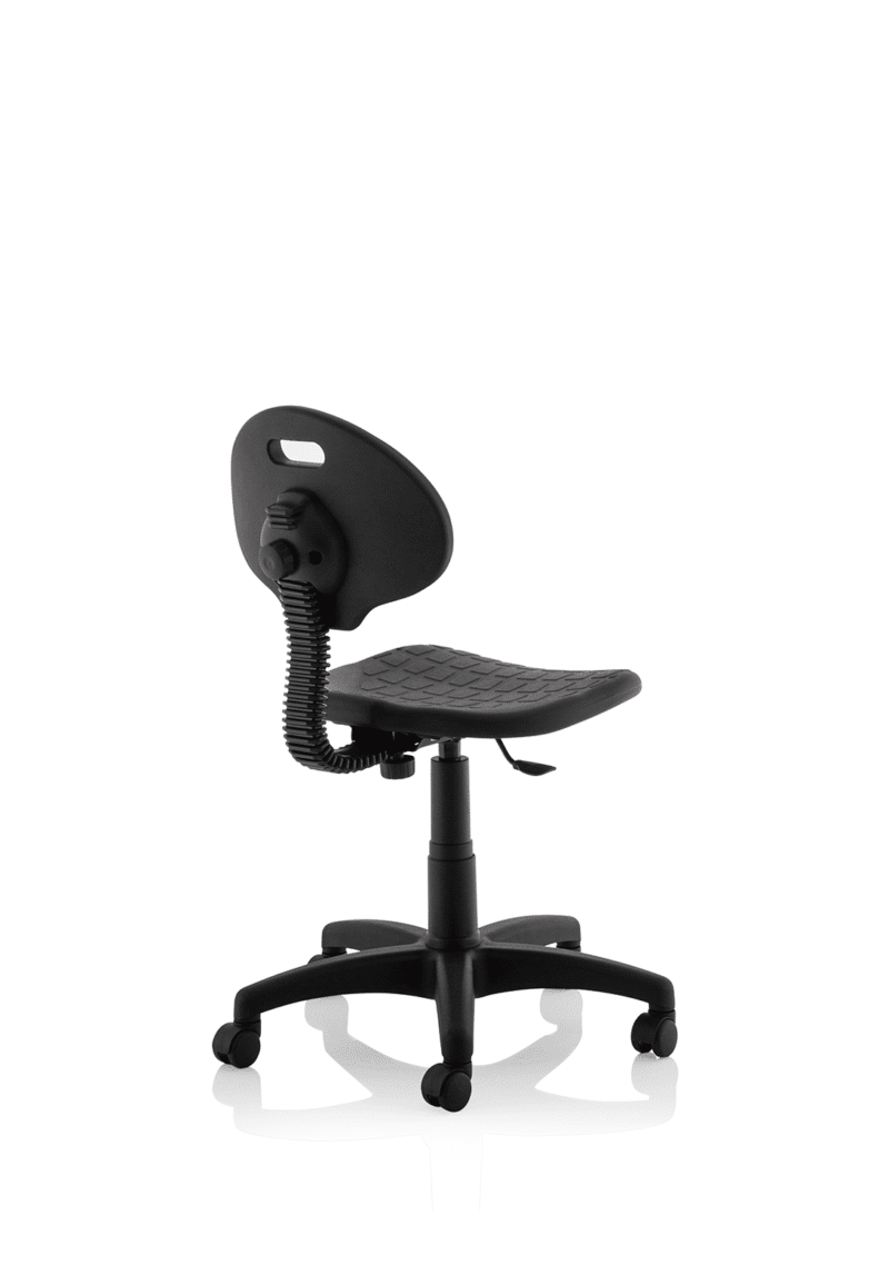 Malaga Polyurethane Medium Back Task Operator Office Chair - Image 6