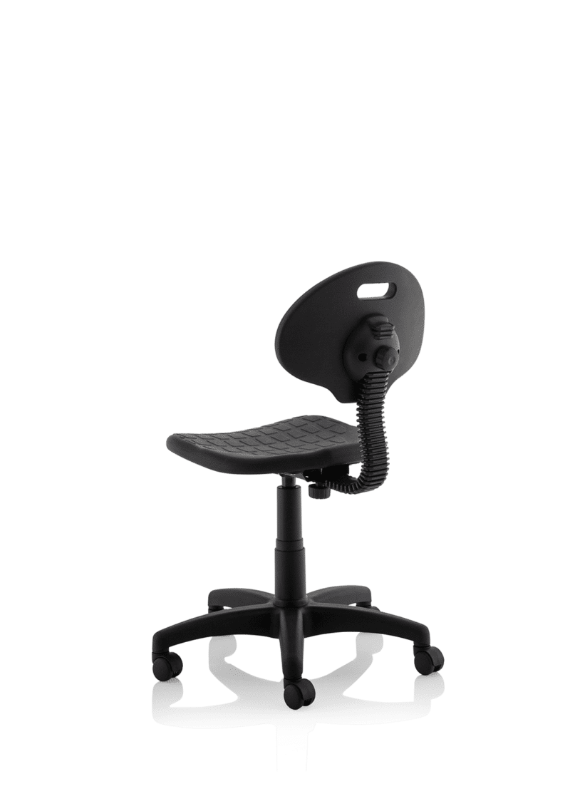 Malaga Polyurethane Medium Back Task Operator Office Chair - Image 4