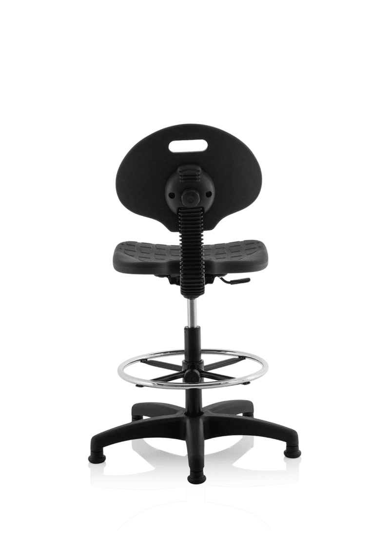 Malaga Polyurethane Medium Back Hi Rise Draughtsman Task Operator Office Chair - Image 6