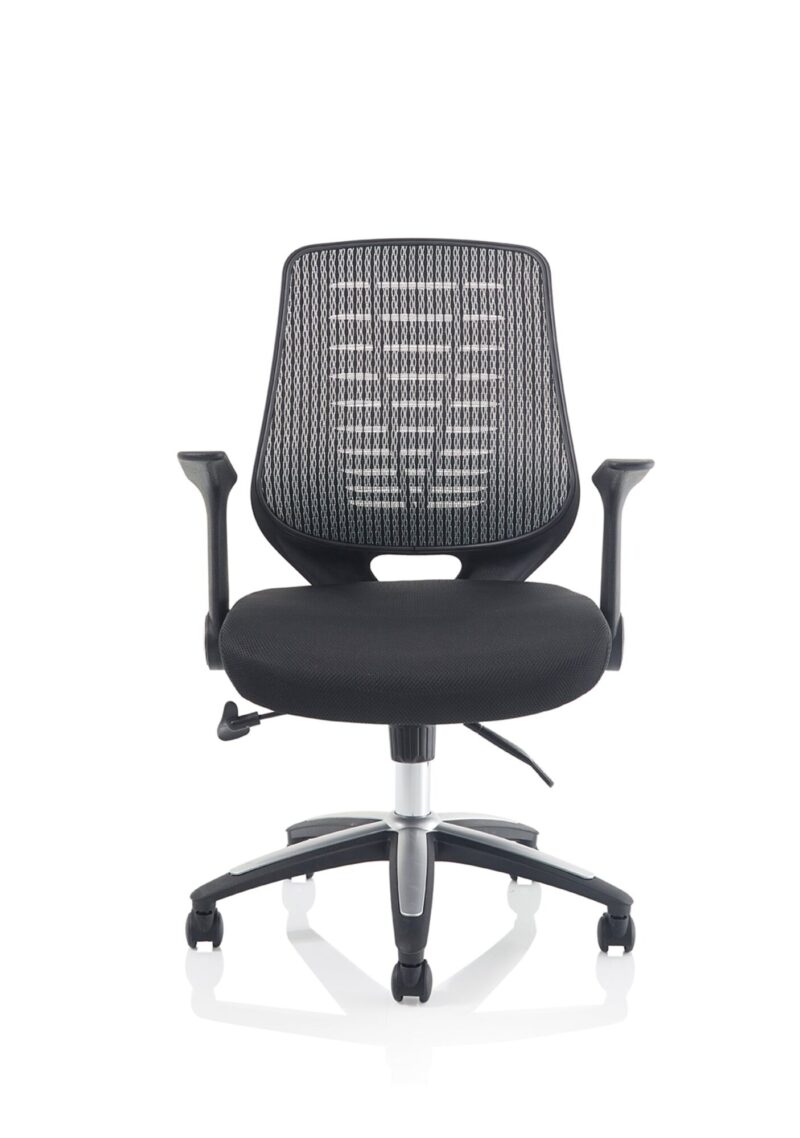 Relay Medium Mesh Back Task Operator Office Chair with Arms - Image 20