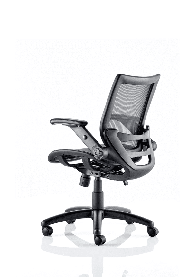 Fuller Medium Mesh Back Task Operator Office Chair with Folding Arms - Image 6