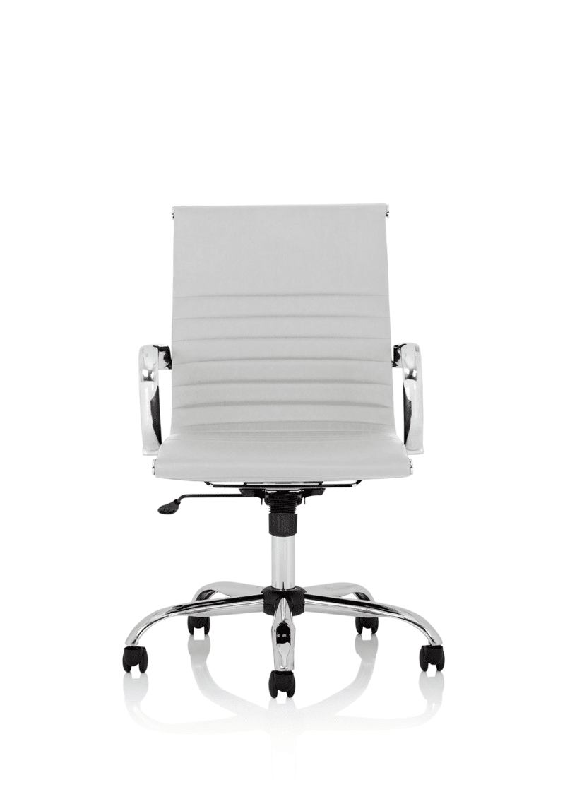 Nola Black Leather Executive Office Chair with Arms - Image 11