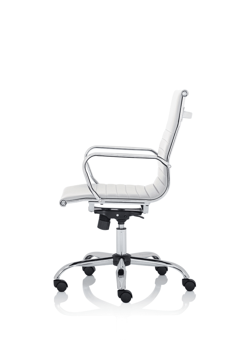 Nola Black Leather Executive Office Chair with Arms - Image 13