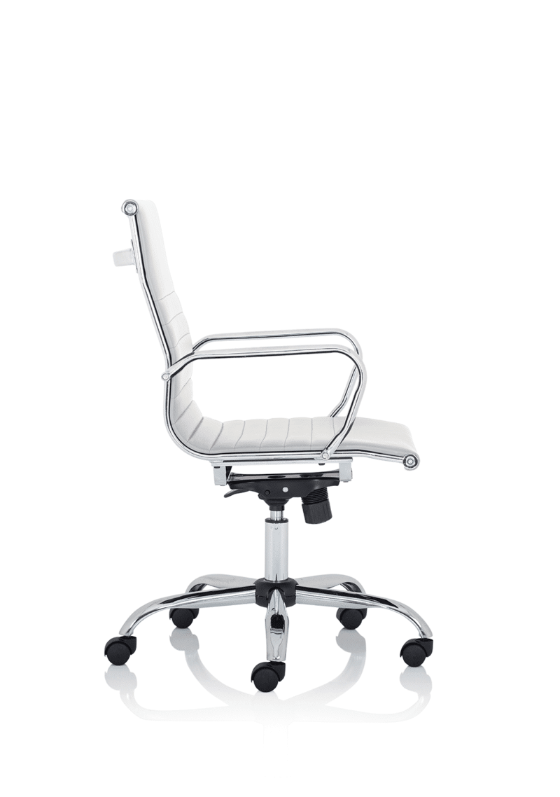 Nola Black Leather Executive Office Chair with Arms - Image 9