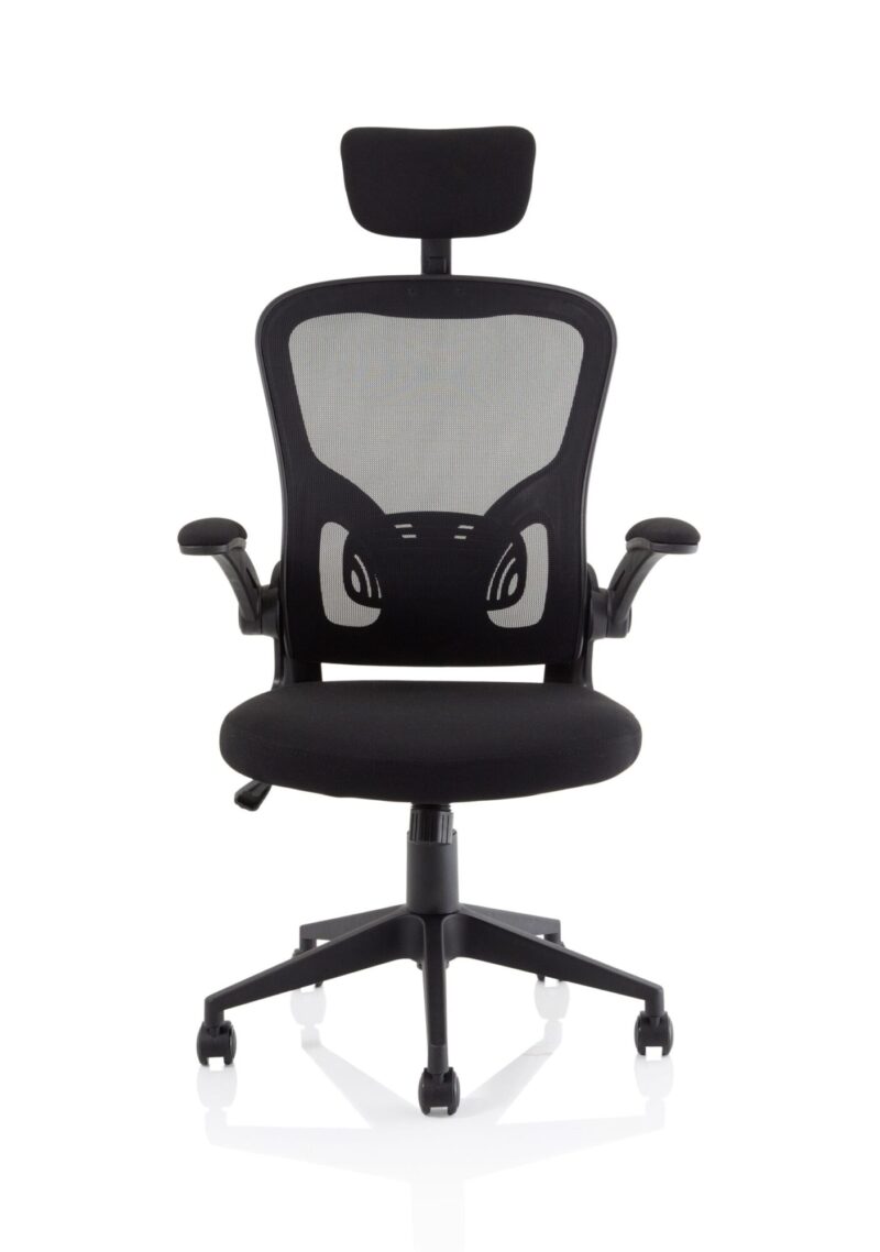 Ace Executive Mesh Chair with Folding Arms - Image 2