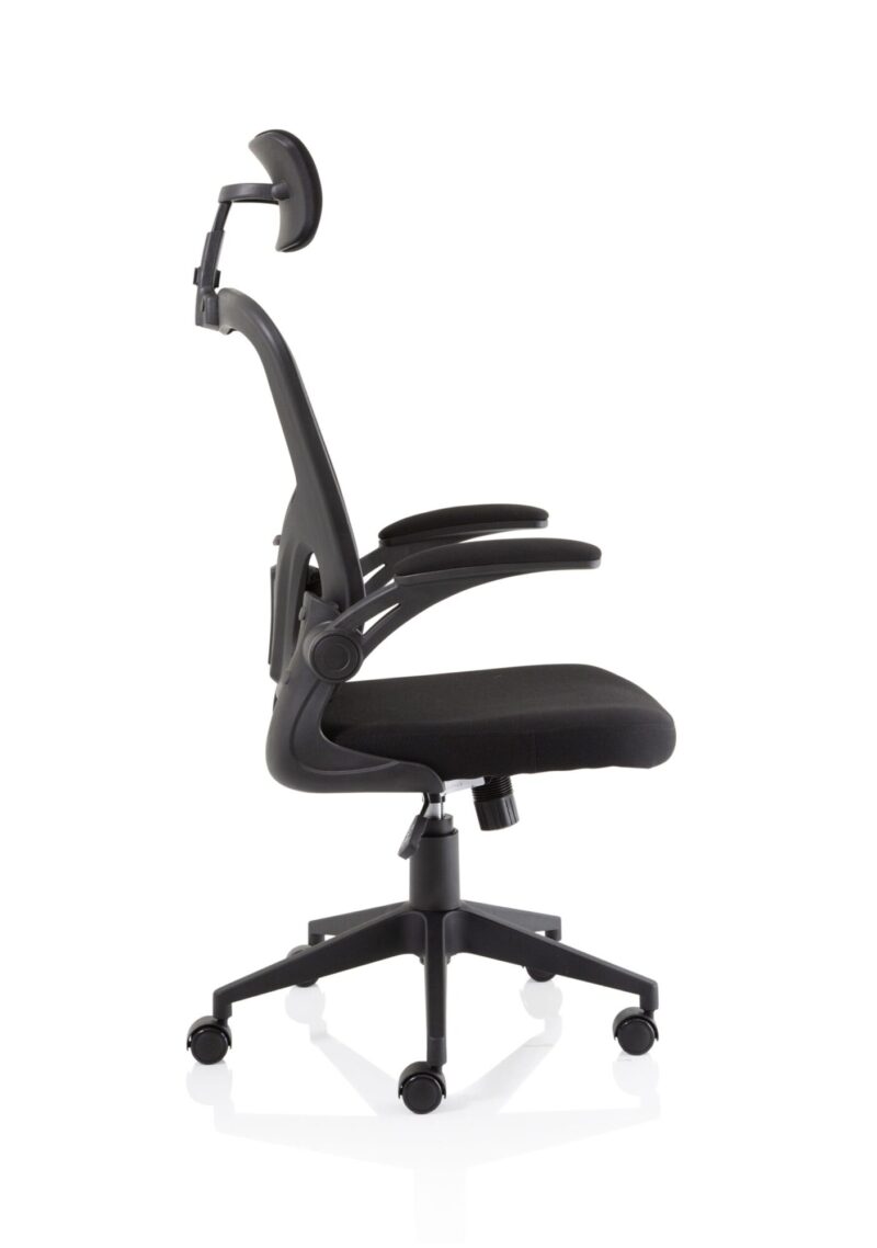 Ace Executive Mesh Chair with Folding Arms - Image 8