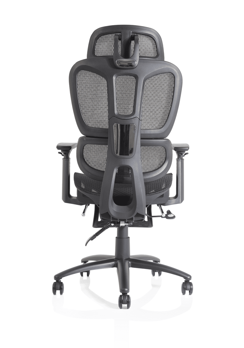 Horizon Executive Mesh Chair With Height Adjustable Arms and Footrest - Image 7