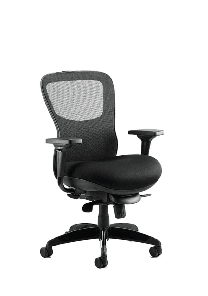 Stealth Shadow High Mesh Back Ergonomic Posture Chair with Arms - Image 3