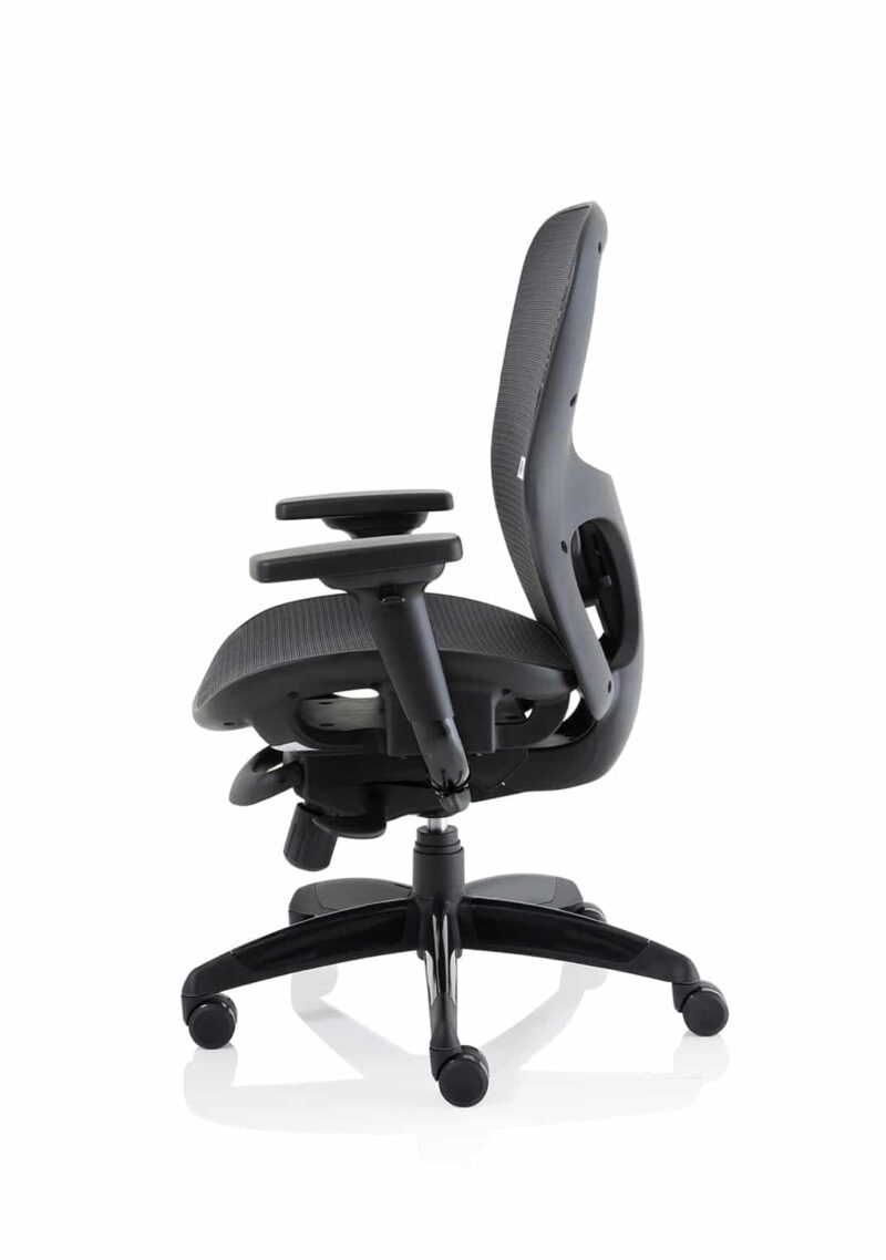 Stealth Shadow High Mesh Back Ergonomic Posture Chair with Arms - Image 8