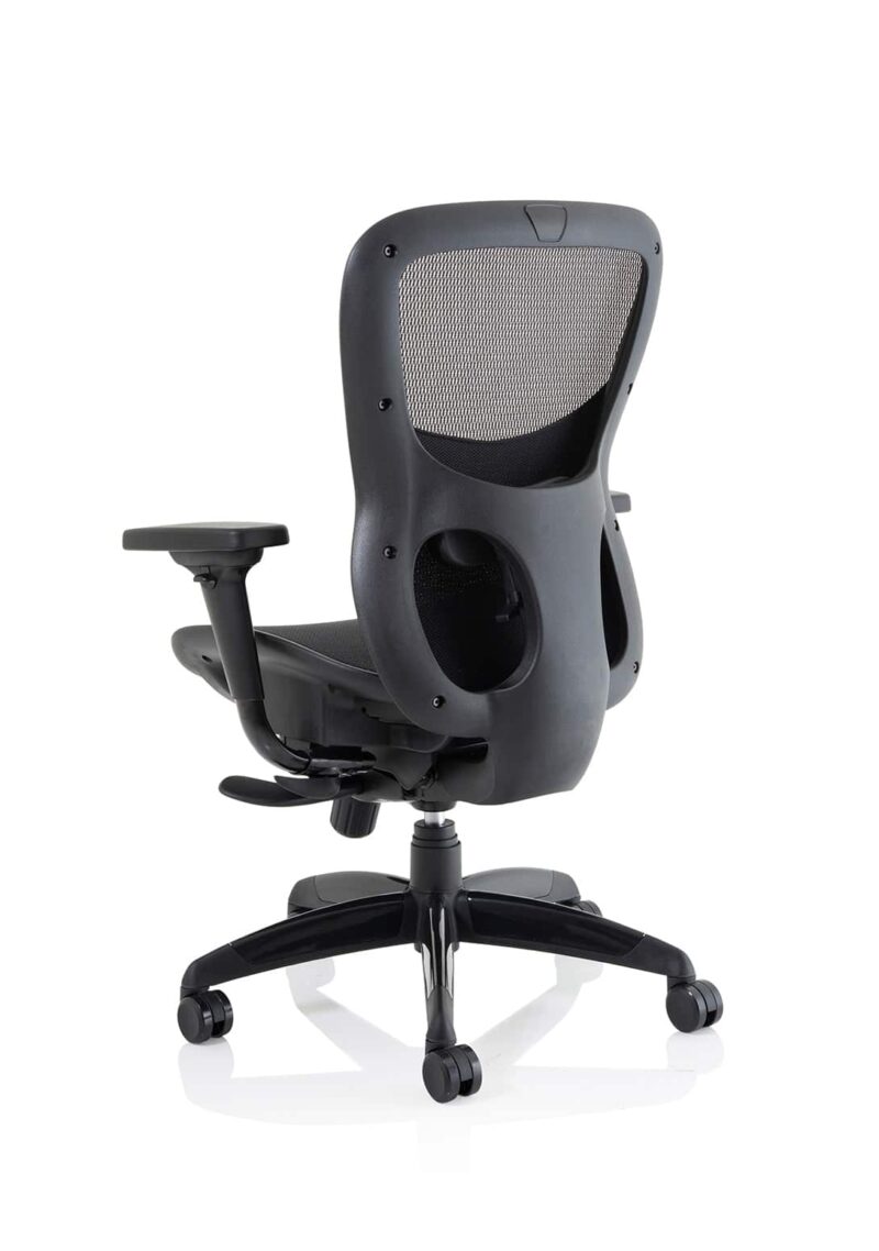 Stealth Shadow High Mesh Back Ergonomic Posture Chair with Arms - Image 9