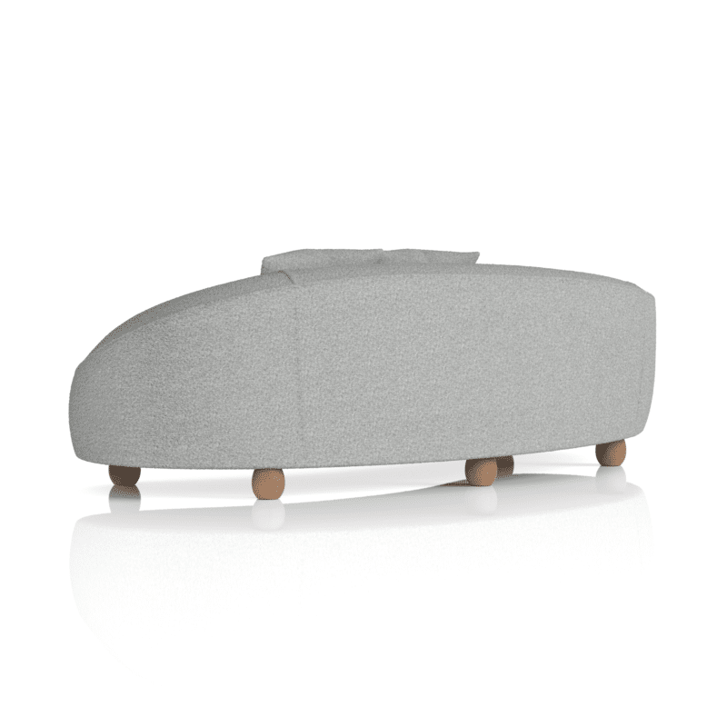Mimi 3 Seater Curved Sofa - Image 5