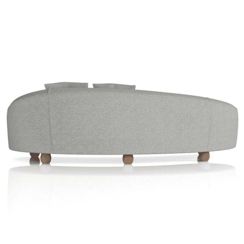 Mimi 3 Seater Curved Sofa - Image 6