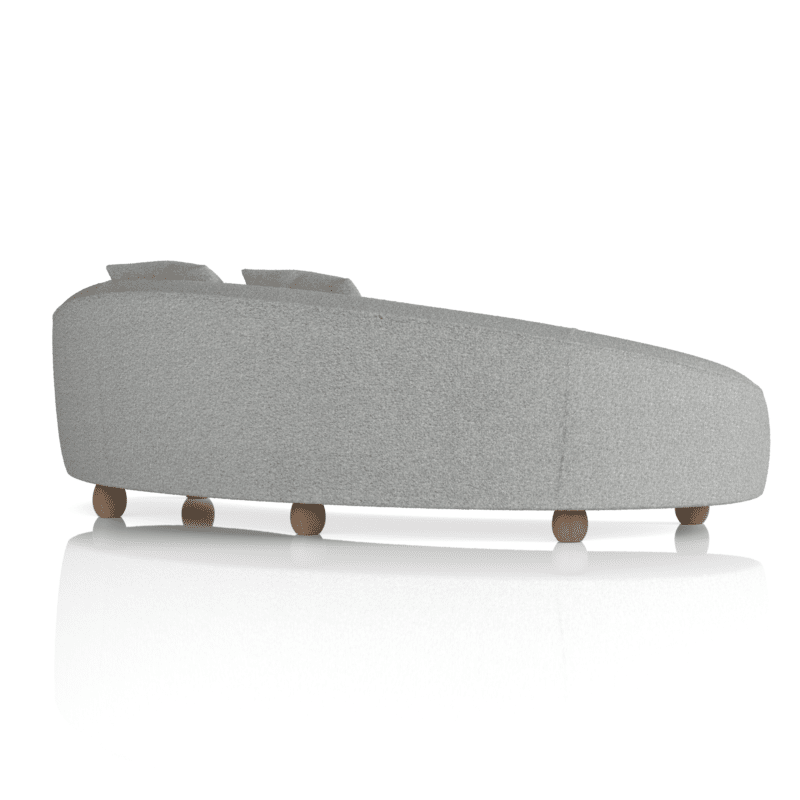 Mimi 3 Seater Curved Sofa - Image 7