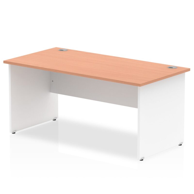 OE - Impulse 1800mm Straight Desk Panel End Leg Two Tone - Image 2
