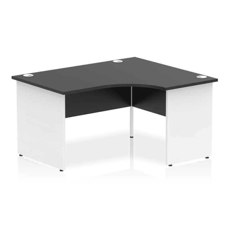 Impulse 1400mm Right Crescent Desk Panel End Leg - Image 14