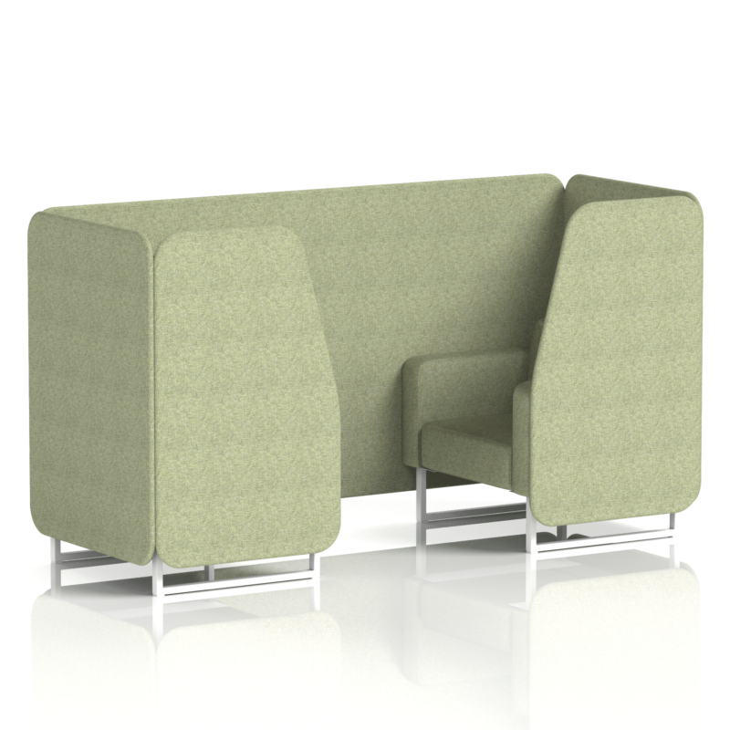 Brixworth Booth With White Legs in Single Tone - Image 2