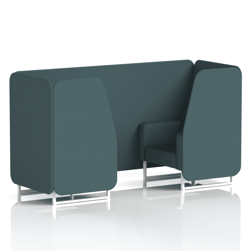 Brixworth Booth With White Legs in Single Tone - Image 11