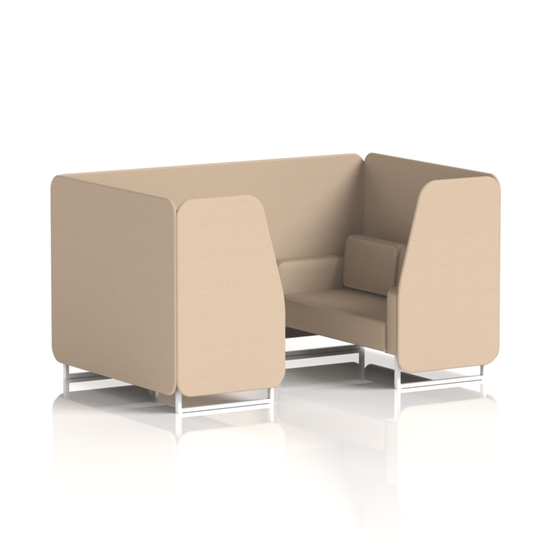Brixworth Booth With White Legs in Single Tone - Image 49
