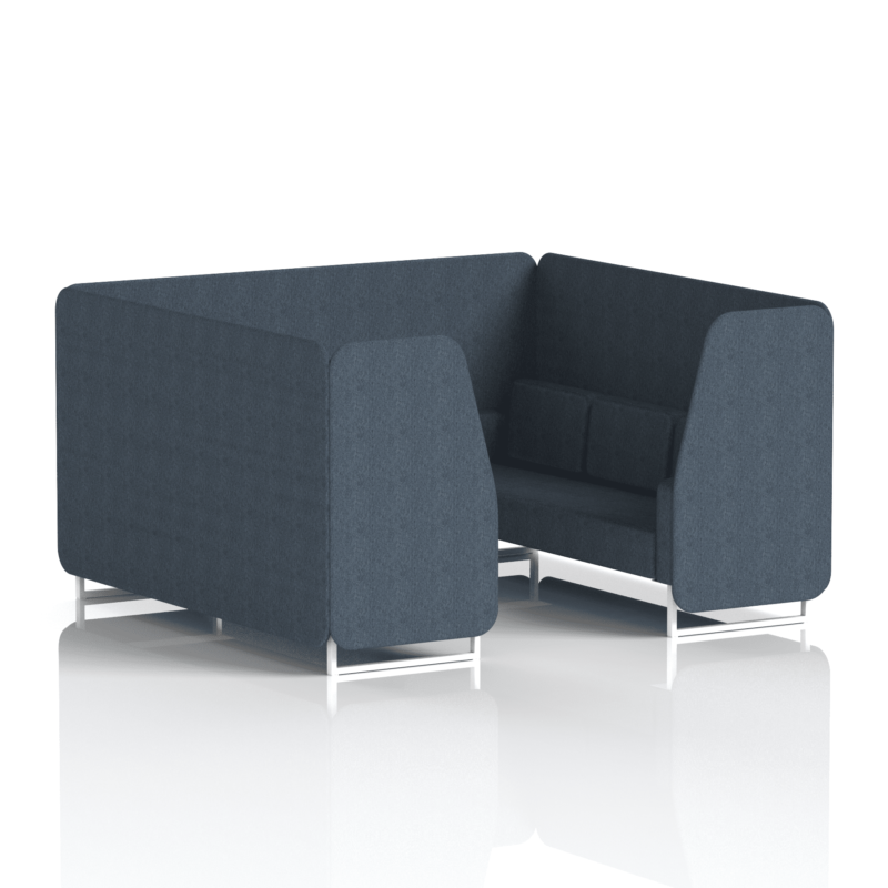 Brixworth Booth With White Legs in Single Tone - Image 63