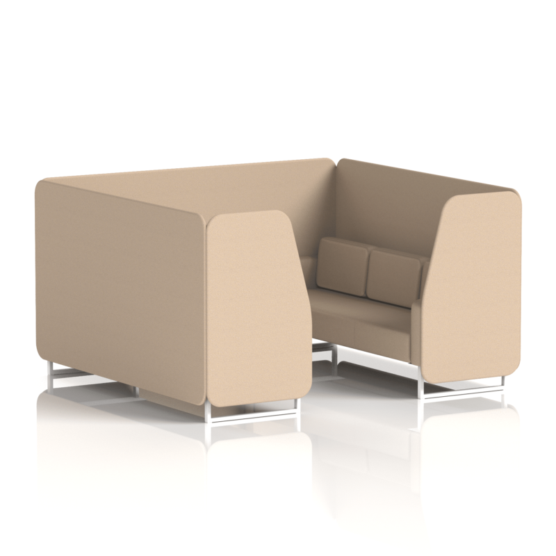 Brixworth Booth With White Legs in Single Tone - Image 79