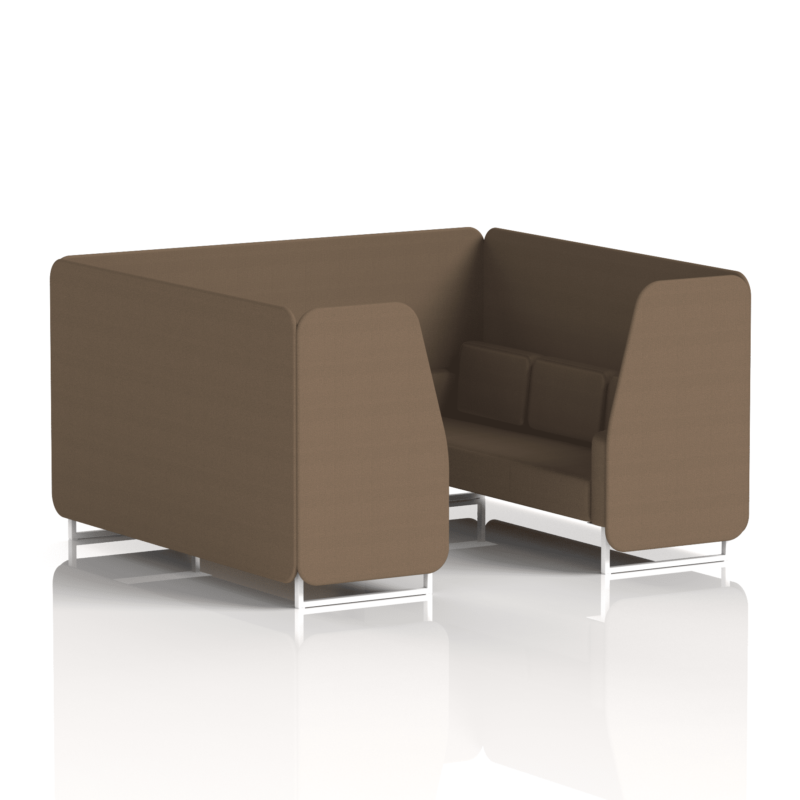 Brixworth Booth With White Legs in Single Tone - Image 87