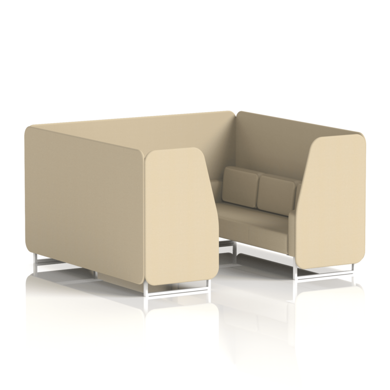 Brixworth Booth With White Legs in Single Tone - Image 90