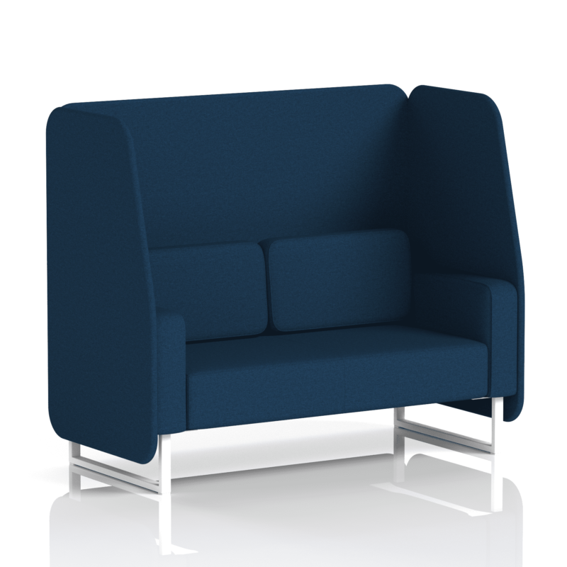 Brixworth Open Booth With White Legs in Single Tone - Image 39