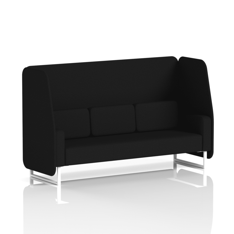 Brixworth Open Booth With White Legs in Single Tone - Image 70