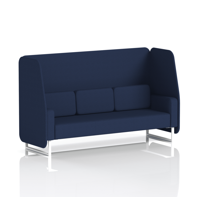 Brixworth Open Booth With White Legs in Single Tone - Image 81