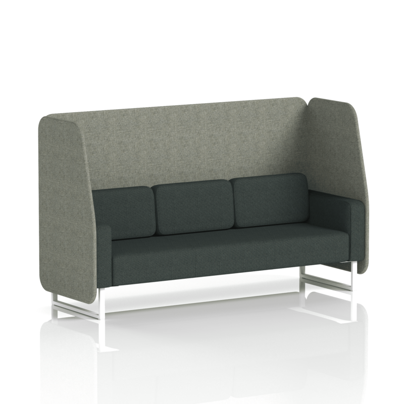Brixworth Open Booth With White Legs in Two Tone - Image 67