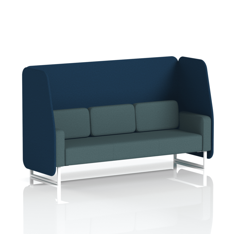 Brixworth Open Booth With White Legs in Two Tone - Image 69